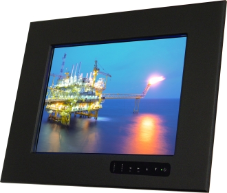 15 In Industrial Panel Mount Display